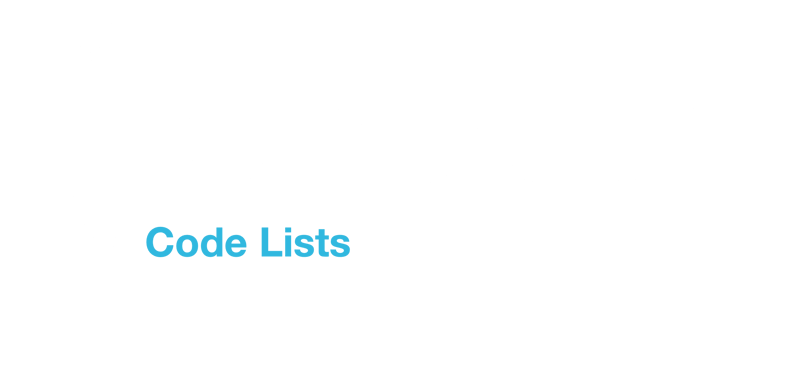 Navigate Code Lists Logo Navigate Code Lists Logo